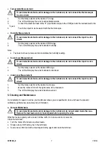 Preview for 7 page of Perel EVM1400 User Manual