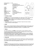 Preview for 8 page of Perel EVM2050 User Manual