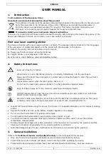 Предварительный просмотр 2 страницы Perel EVM440 User Manual