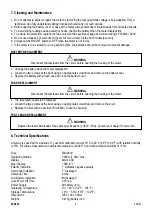 Preview for 8 page of Perel EVM760 User Manual