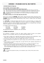 Preview for 2 page of Perel EVM890N User Manual