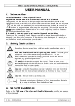 Preview for 3 page of Perel EWL311 CW-R User Manual