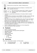 Preview for 4 page of Perel EWL311 CW-R User Manual