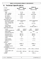 Preview for 6 page of Perel EWL311 CW-R User Manual