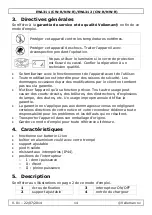 Preview for 14 page of Perel EWL311 CW-R User Manual