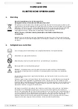 Preview for 8 page of Perel FH0005 User Manual