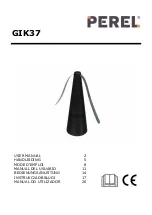 Предварительный просмотр 1 страницы Perel GIK37 User Manual