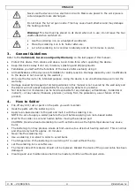 Preview for 4 page of Perel HRJA097 User Manual