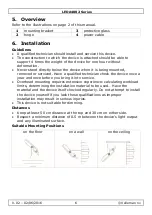 Предварительный просмотр 6 страницы Perel IIF7021 User Manual