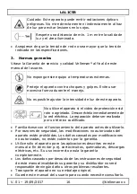 Preview for 16 page of Perel LAL1C5B User Manual