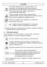 Preview for 25 page of Perel LAL1J5C User Manual