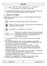 Preview for 8 page of Perel LAL1O5C User Manual