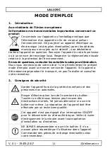 Preview for 11 page of Perel LAL1O5C User Manual