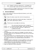 Preview for 4 page of Perel LAL3C5J User Manual