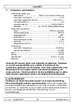 Preview for 10 page of Perel LAL3C5J User Manual