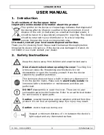 Preview for 3 page of Perel LEDA2001NW-B User Manual