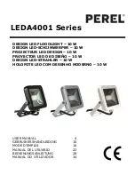 Preview for 1 page of Perel LEDA4001 Series User Manual