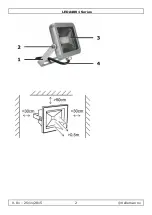 Preview for 2 page of Perel LEDA4001 Series User Manual