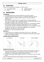 Preview for 6 page of Perel LEDA401 Series User Manual