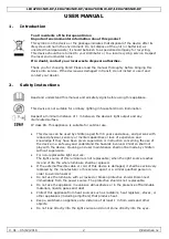 Preview for 2 page of Perel LEDA7001NW-BP User Manual