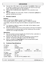 Preview for 7 page of Perel LEDS10DRGB User Manual