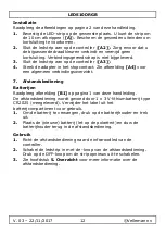 Preview for 12 page of Perel LEDS10DRGB User Manual