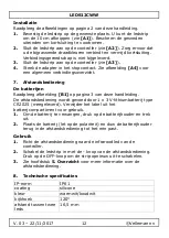 Preview for 12 page of Perel LEDS12CWW User Manual