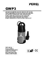 Preview for 1 page of Perel Perel GWP3 User Manual