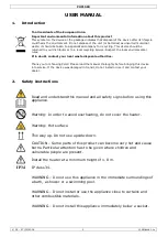 Preview for 2 page of Perel PHC1500 User Manual