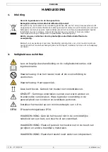 Preview for 6 page of Perel PHC1500 User Manual