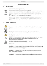 Предварительный просмотр 2 страницы Perel PHS2000-L User Manual