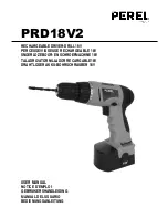 Предварительный просмотр 1 страницы Perel PRD18V2 User Manual