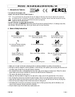 Preview for 3 page of Perel PRD18V2 User Manual