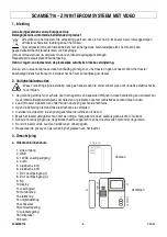 Предварительный просмотр 8 страницы Perel SCAMSET16 User Manual