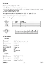 Preview for 8 page of Perel SCAMSET5 Quick Manual