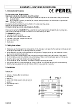 Preview for 1 page of Perel SCAMSET6 Introduction & Features