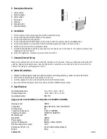 Preview for 4 page of Perel SCAMSETW2 User Manual