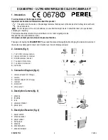 Preview for 3 page of Perel SCAMSETW4 User Manual