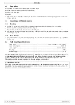 Preview for 6 page of Perel TC76204 User Manual