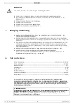 Preview for 32 page of Perel TC90601 User Manual