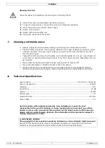 Preview for 7 page of Perel TC90602 User Manual