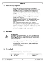 Preview for 24 page of Perel VTBAL402 User Manual