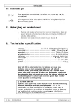 Preview for 10 page of Perel VTBAL403 User Manual