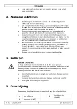 Preview for 8 page of Perel VTBAL600 User Manual