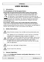 Preview for 3 page of Perel VTTEST21 User Manual