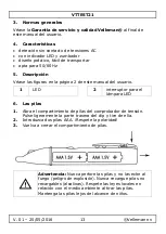 Preview for 13 page of Perel VTTEST21 User Manual