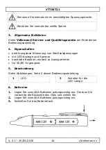 Preview for 16 page of Perel VTTEST21 User Manual