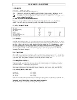 Preview for 3 page of Perel VULCAN 313 User Manual