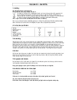 Preview for 5 page of Perel VULCAN 313 User Manual