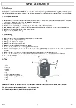 Предварительный просмотр 6 страницы Perel WAF20 User Manual